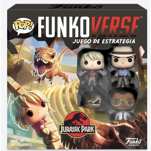 Funko Pop! Funkoverse Jurassic Park Strategy Game Spanish Edition New Sealed 2-4 - Picture 3 of 8